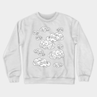 Noncolored Fairytale Weather Forecast Print Crewneck Sweatshirt